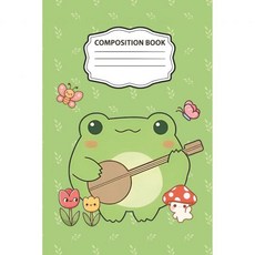 개구리 작문 노트 학생과 성인을 위한 에스테틱 테마 저널 미니멀리즘과 트렌디한 디자인 필기 일기 쓰기 일상적인 글쓰기에 완벽합니다, 개구리 작문 노트 학생과 성인을 위한 에스테틱 테마 저