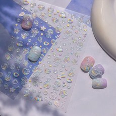 토모니 네일스티커 바다해파리 4861, 1개