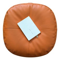 높은 방석 키높이 거실 바닥 두꺼운 좌식 레자 쿠션, 1개, 45.길이40x높이20cm피부친화성/브라운