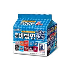 KBO X 팔도비빔면 [양손비빔팀] (130g x5개입), 4팩