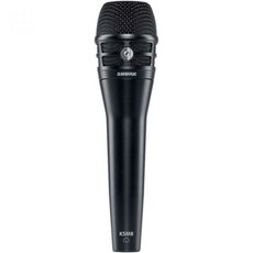슈어 KSM8 듀얼다인 다이내믹 보컬 마이크로폰 – 듀얼 다이어프램 카디오이드 마이크 라이브 공연 스튜디오 녹음 및 방송용 브러시드 니켈, 검정