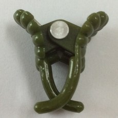 【型號 : 蘭花夾-小2】【500支裝】番茄夾、苦瓜夾、蘭花夾、太陽花夾、果梗夾 (台灣製造)【惠欣商行】, 綠色, 1個