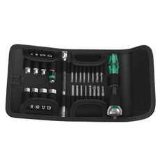 德國Wera Kraftform Kompakt KK Zyklop 1/4吋 26件棘輪套筒起子工具組 含稅附發票, 1個