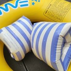 더모은 말랑하니 암튜브 암링, 2개, 하늘줄무늬