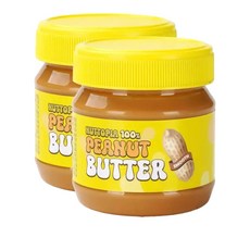 이선별 넛토피아 땅콩버터 100% 스무스 피넛버터, 200g, 2개