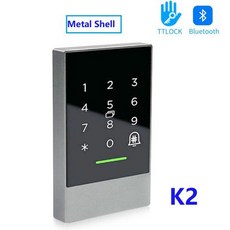 방수 RFID IC 블루투스 TTLOCK 키패드 App 잠금 해제 도어 오프너 TT 잠금 장치 액세스 제어 K2K2FK3K3FK3QH3HF3G2, 03 K2-TTLOCK, 1개