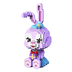 HC 대형 퍼플토끼 나노블럭, 1개