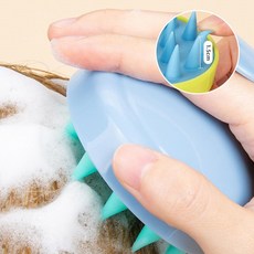 두피 마사지 실리콘 브러시 샴푸 헤어 브러쉬 3컬러, 샴푸브러쉬(레드)