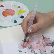 워터브러쉬 물붓 대 캘리그라피붓펜 수채화붓