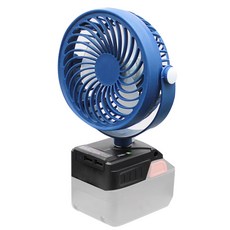 8吋無刷鼓風機 可用MT款電池 全套, 藍色, 牧田款無刷馬達（5吋風扇） +電池4A +座充