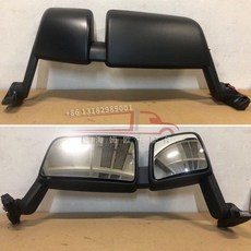 스카니아 R500 P450 G410 G450 트럭 호환 사이드미러 글라스 광각 미러 후시경, 1개, 좌측 후방 거울 어셈블리, 기본 색상