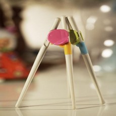 日本兒童學習筷子，一段二段3歲寶寶訓練筷，6歲小孩家用卡通餐具, 1個, 紅色一雙