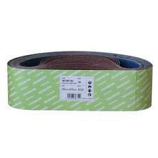[한신] 벨트페이퍼 100mm 4인치x36인치(40#) 1권(20장), 한신연마 벨트페이퍼 100mm 36인치(40방),1권(, 붉은 갈색, 녹색
