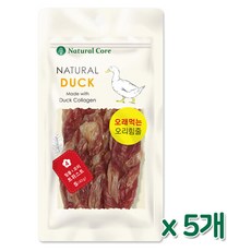 네츄럴코어 오리힘줄 S 강아지 간식, 오리고기, 5개, 40g
