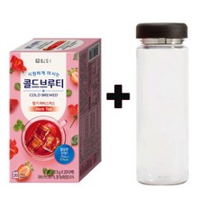 담터 콜드브루티 딸기 히비스커스 허브티 20t+워터보틀, 1.5g, 20개입, 1개
