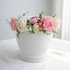 케이트가든 파스텔 믹스 유골함 리스 조화 납골당 봉안당 꾸미기, 1개, 단일옵션