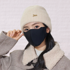 뭐어때 호흡 편한 보온 스타일 패션 마스크 2장