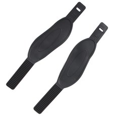 페달끈 1쌍[2개] 실내자전거페달 끈 헬스자전거 발덥개 보호대 덮개 엑스바이크 정품페달, 1세트, C타입[블랙]