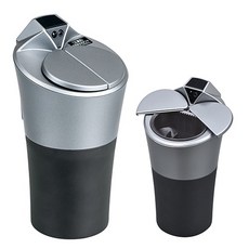 SEIWA WA68 電池感應式煙灰缸，車用LED照明，密封防異味，耐高溫材質, 1個