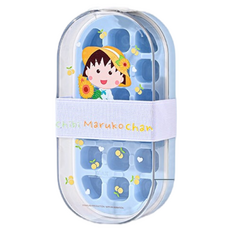 StarR 마루코 캐릭터 누름식 아이스 트레이, 1개, 블루 1개, 블루