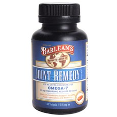 Barleans Joint Remedy玻尿酸&Omega-7 516mg軟膠囊, 1個, 30入
