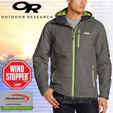 Outdoor Research 男款 Havoc Jacket PrimaLoft Eco 60g 填充 GORE WINDSTOPPER 2L 材質 防風保暖連帽外套