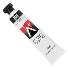 알파색채 에이플러스 포스터칼라 40ml 낱색 046 Black, 3개