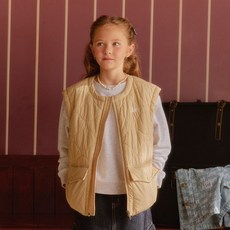 Lee 키즈 와이드 패딩 베스트 베이지 L501VT70BE 1020831