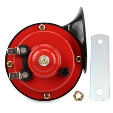 12V 24V 범용 트럼펫 경적 할리 호환 야마하 호환 혼다 호환 가와사키 호환 KTM 스즈키 호환 BMW 호환 ATV, 01 12V red