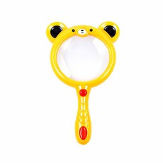 자연학습 곤충탐구 돋보기 확대경, 옐로우, 1개