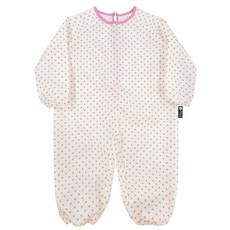 유아동 전신미술가운 일반형, 크림핑크하트