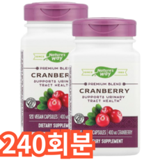 네이쳐스웨이 크랜베리 비건 캡슐, 1개, 240회분