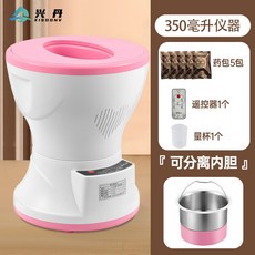 좌훈기 세척 기정용 좌욕의자 엉덩이 방석 가정용 모형, 3 훈증기 350ml 5포 흥단좌욕약가루(60 사용자