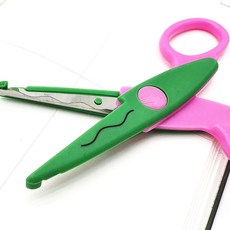 HYS STORE 핑킹가위 넓은물결 물결가위