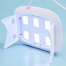 심플리로그 미니 UV LED 젤네일 램프 핑크 네일건조기, 1개