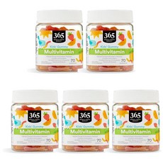365 홀푸드마켓 키즈 종합 비타민 구미 70정, 5개