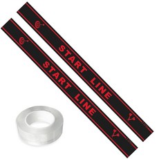 2개 펠트 미끄럼 방지 다트 투척 라인 60*5cm 다트 바닥 스티커 다트 마킹 매트 다트 투척 라인 자가 접착식 가정용 게임룸용 2cm*3m*1mm 양면 테이프