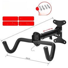 거치대 스탠드형 진열대 보관용 전시대 겸용 정비대 실내, 1개, 신축식 조절식 벽걸이 후크 02 헬멧 거치대