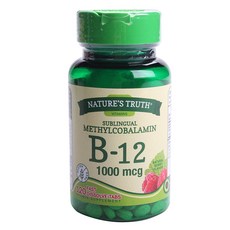 NATURE'S TRUTH 綠萃淨 Nature's Truth 舌下含服甲鈷胺 B-12 1000mcg 片劑, 1個, 120顆