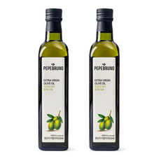 페페브루노 엑스트라버진 올리브오일, 500ml, 2개