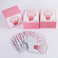 5A精妝優選旗艦店 【高雄出貨】果酸去角質 挑男女通用 戰暗沉粗糙 深層清潔 溫和不傷膚 黑頭粉刺 角質 敏肌可用 角質, 1個, 小燈泡面膜（15片裝）