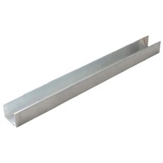 艾爾發寵物 BabySafe 扁管寵物門欄 專屬配件, 1個, 25cm 加固鋁槽 - 白色, 白色