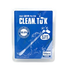 데일리 클린톡 일회용 액상 면봉, 1개, 100개입