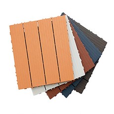 MMC 방수 PVC 플라스틱 바닥재 셀프 시공 바닥재 실내외 바닥 패널 프리미엄 조립마루, 오렌지