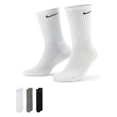 NIKE 耐吉 男女通用 Performance 輕量訓練中筒運動襪 3入, 混色