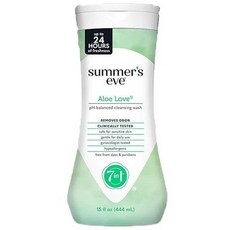 俏妞美妝 Summer's eve 私密肌浴潔露 444ML 溫和潔淨、去除異味 維持私密肌膚健康平衡, 1個, 蘆薈