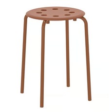 MARIUS 마리우스 스툴, 레드브라운_006.052.50, 999개
