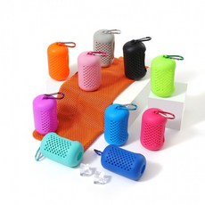 마미샵 스포츠 쿨 대형타올, 1개, 오렌지