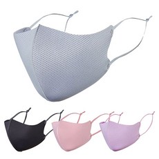 마스크 5매세트 메쉬 블랙마스크 끈조절 가능 새부리형스포츠 3D 입체 연예인마스크 남녀공용, 메쉬마스크5종세트, 5개