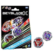 정품++ 베이블레이드 Beyblade X Beat Tyranno 4-70Q & Knife Shinobi 4-80HN 듀얼 팩 세트 오른쪽 회전 탑 2개 정통 타카라 토미 배, 정품++ 베이블레이드 Beyblade X Beat Ty, 1개